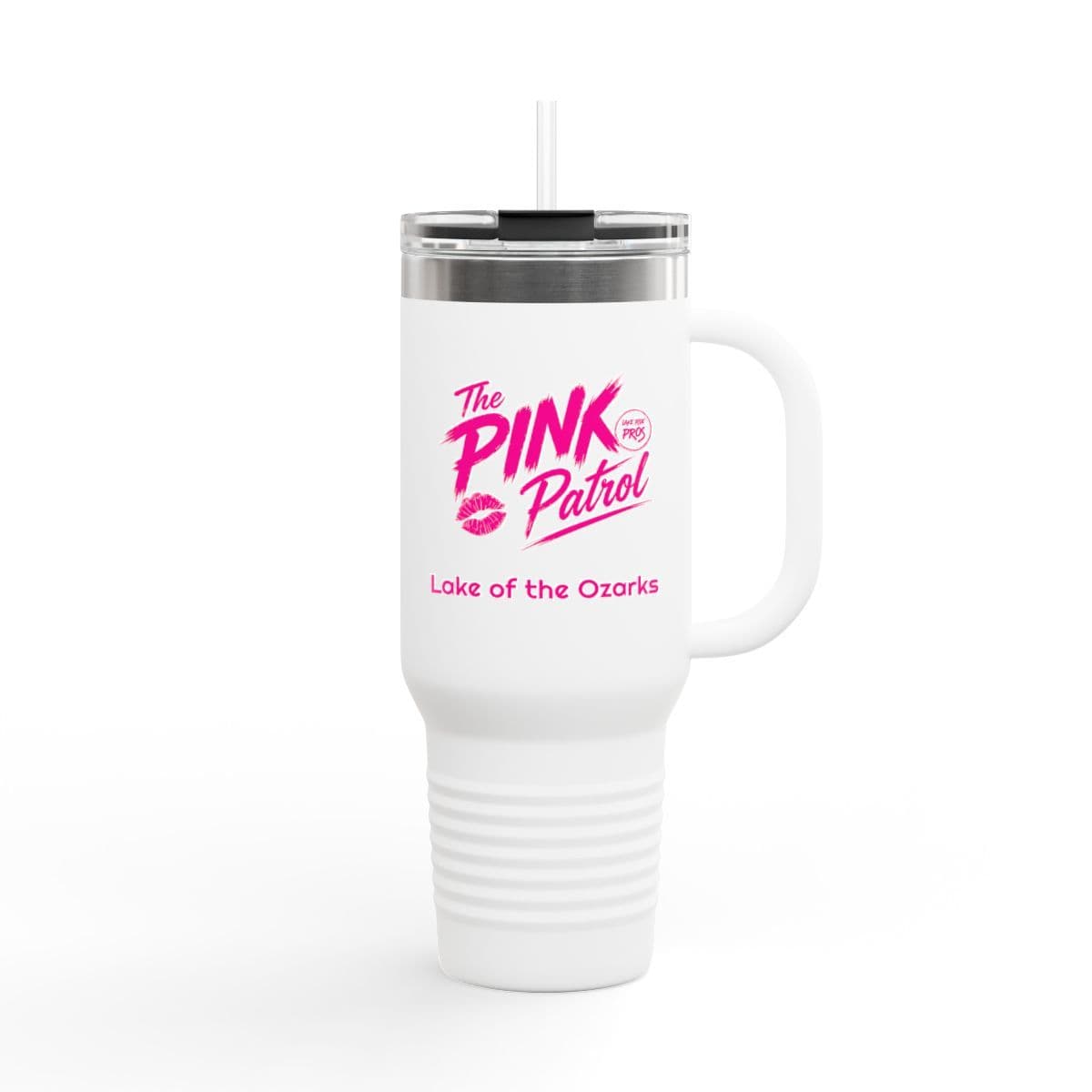 The Pink Patrol 40oz Travel Mug | Limited Edition PINK Patrol MERCH Tumbler 40oz