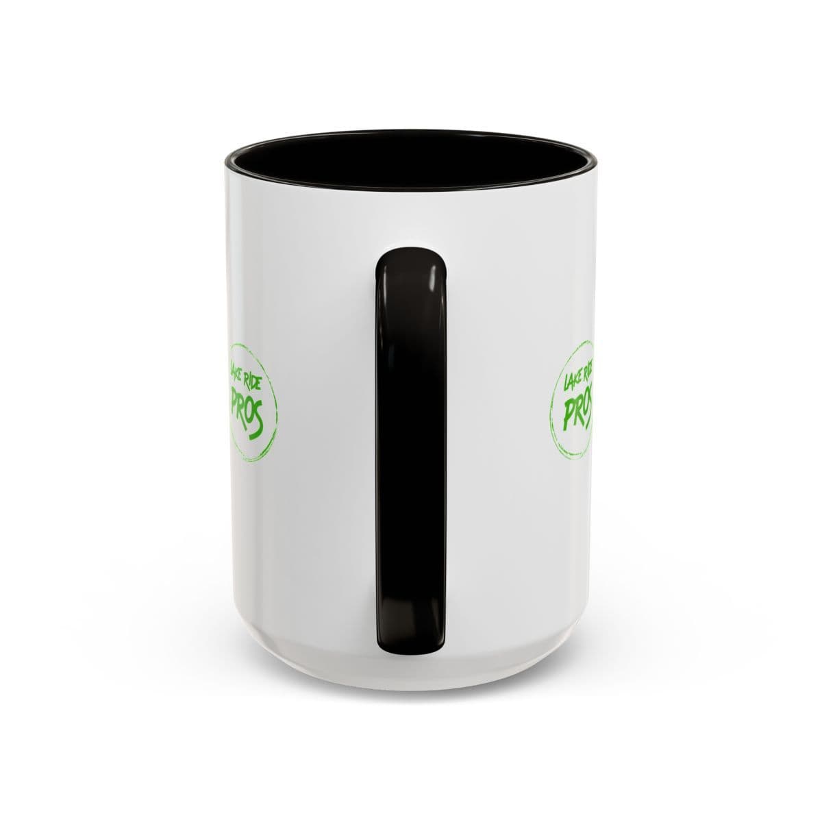 Lake Ride Pros Superhero Mug (11oz/15oz) — Colorful Coffee Cup with 'LRP' Mascot